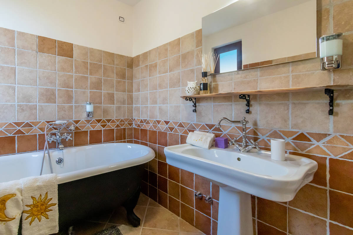 bathroom on the first floor